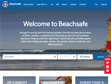 Tablet Screenshot of beachsafe.org.au
